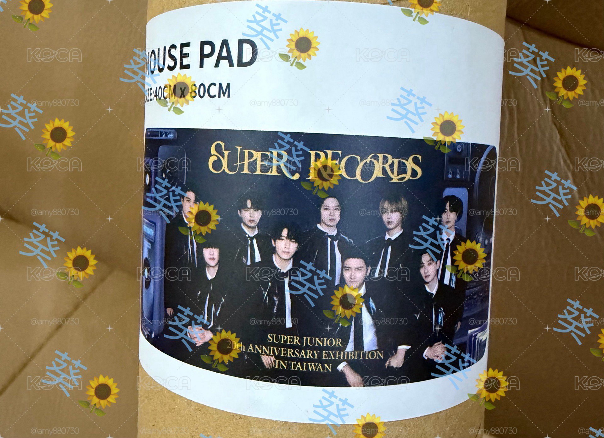 Super Junior record滑鼠墊