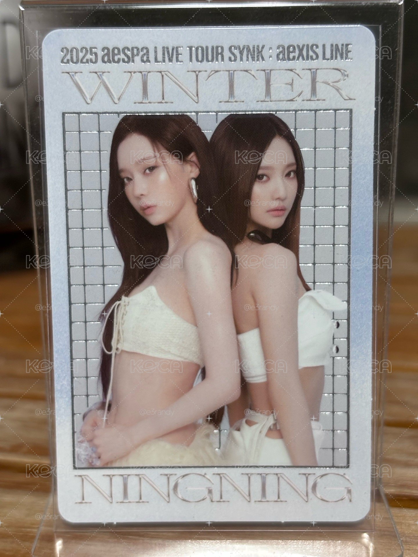 Ningning & Winter SYNK:aeXIS LINE 三巡 首爾場 分隊卡 隨機卡
