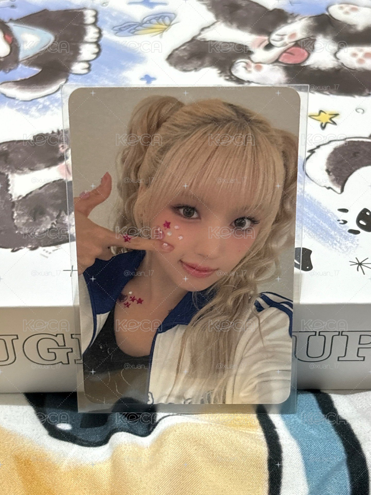 STICK OUT sr 2.0 簽售卡 撒在臉上的星星星(中背:愛讓我們長出羽翼)