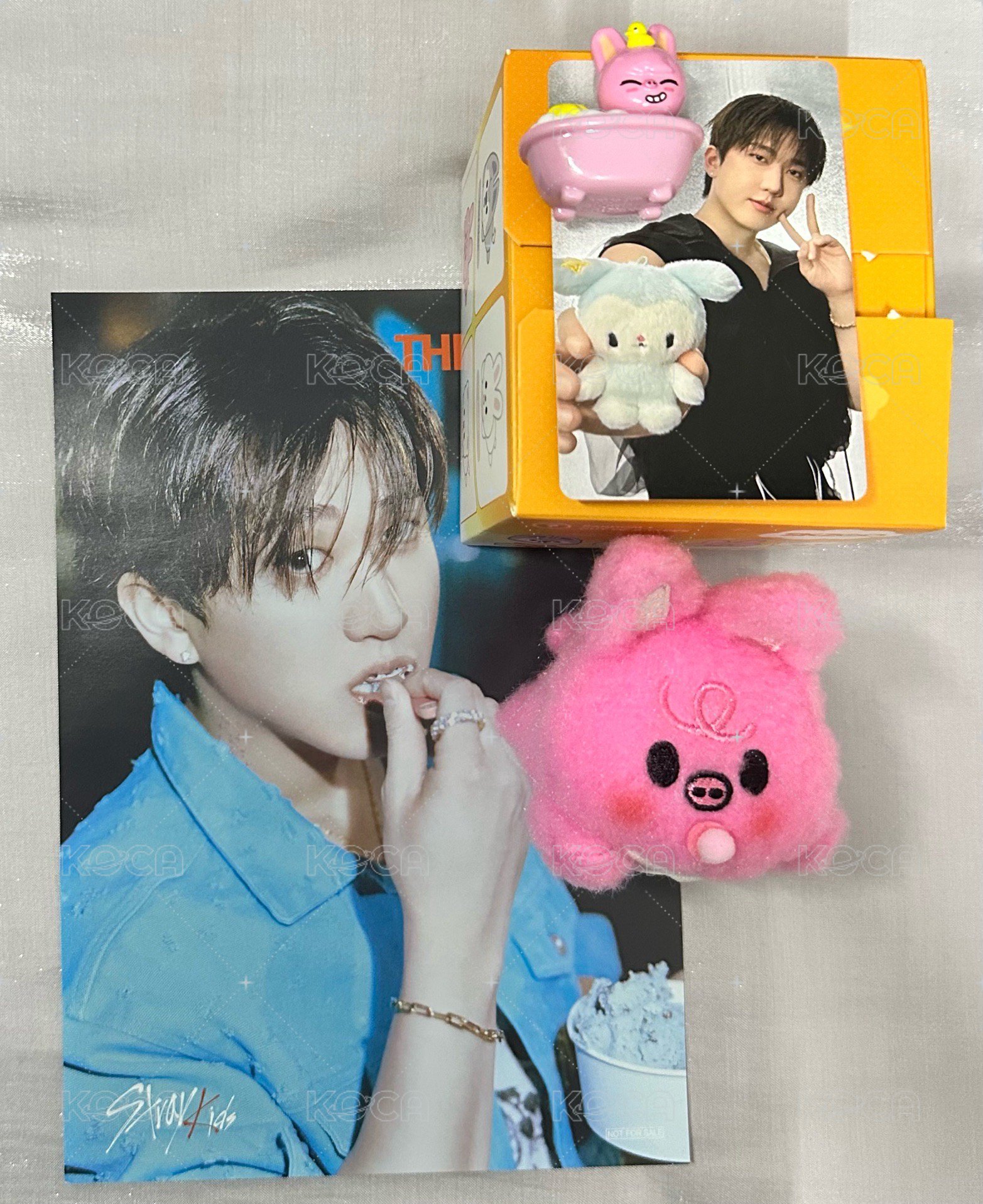 (現貨)RUN IT 奶嘴娃娃+滿額卡+塔店海報+泡澡公仔 彬 🐷🐰