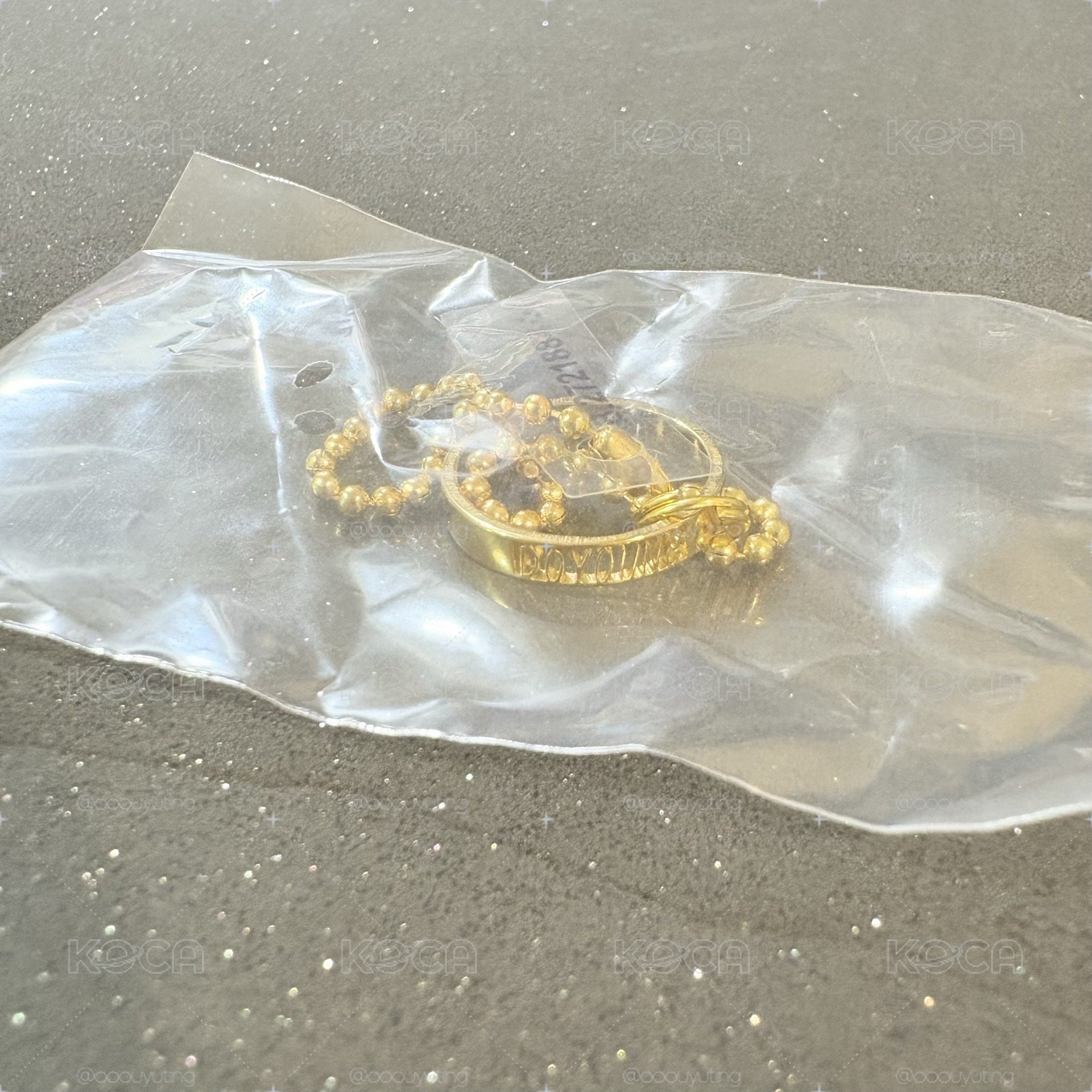 金道英 扭蛋戒指吊飾