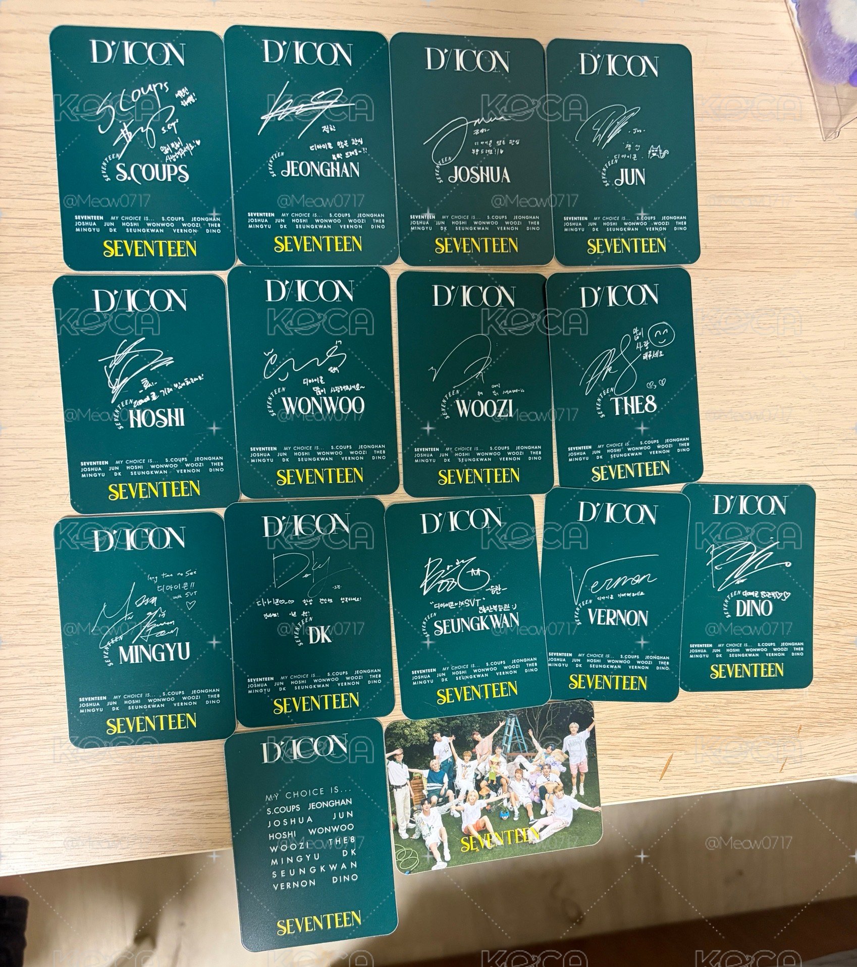 D社早期雜誌卡一套含團體卡