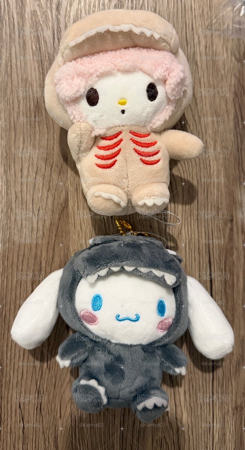 SANRIO×GODZILLA哥吉拉聯名系列 大耳狗 吊娃 