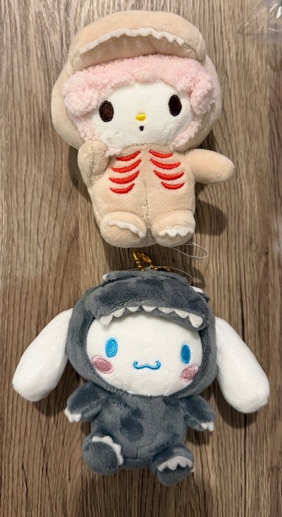 SANRIO×GODZILLA哥吉拉聯名系列 大耳狗 吊娃 