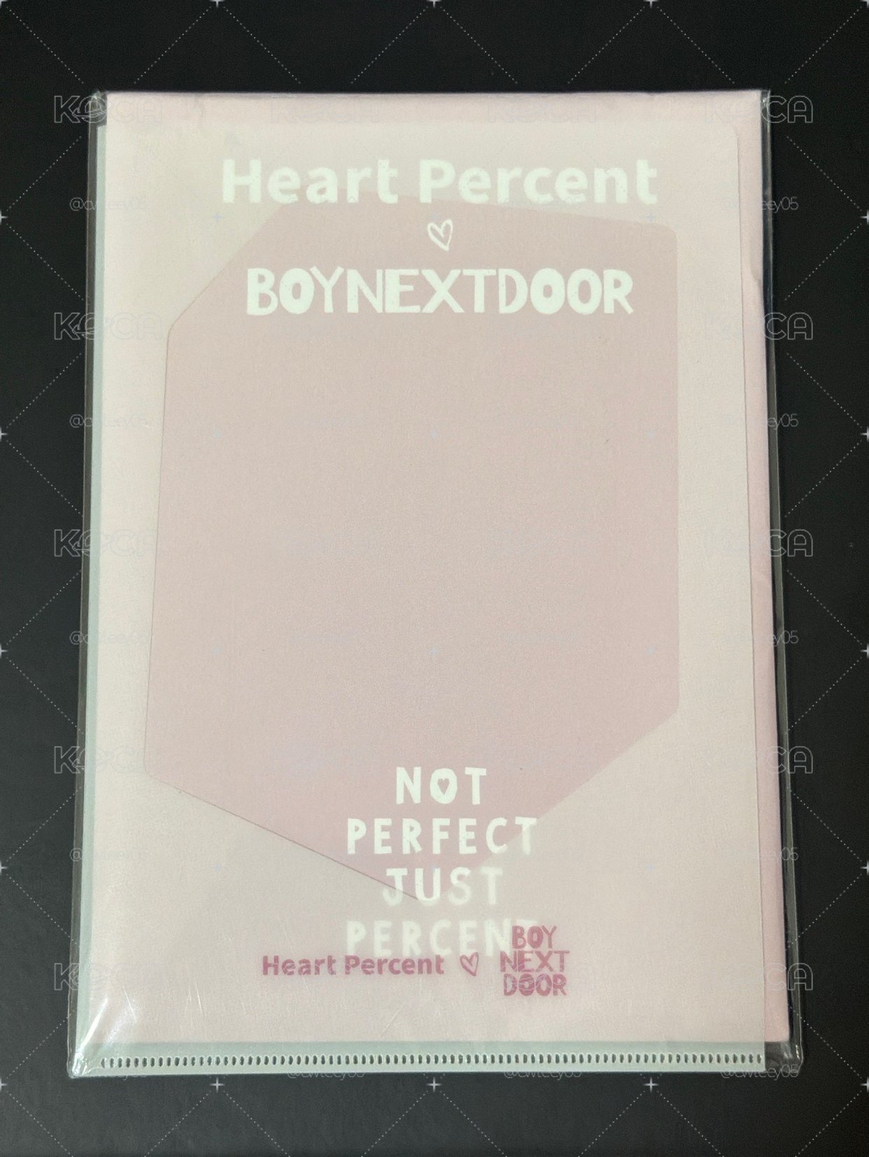Heart Percent 資料夾  明信片 