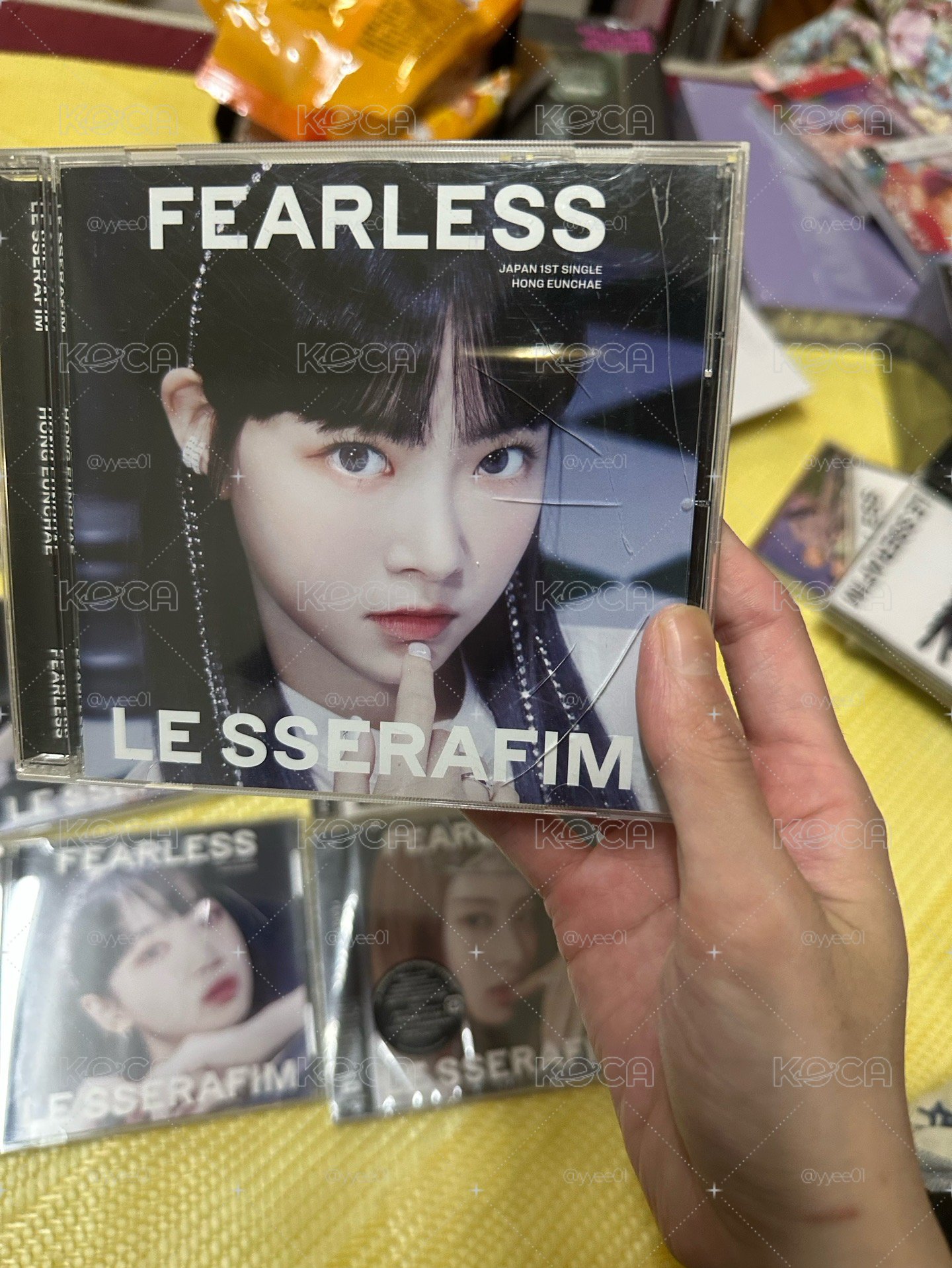 lesserafim fearless 日專空專