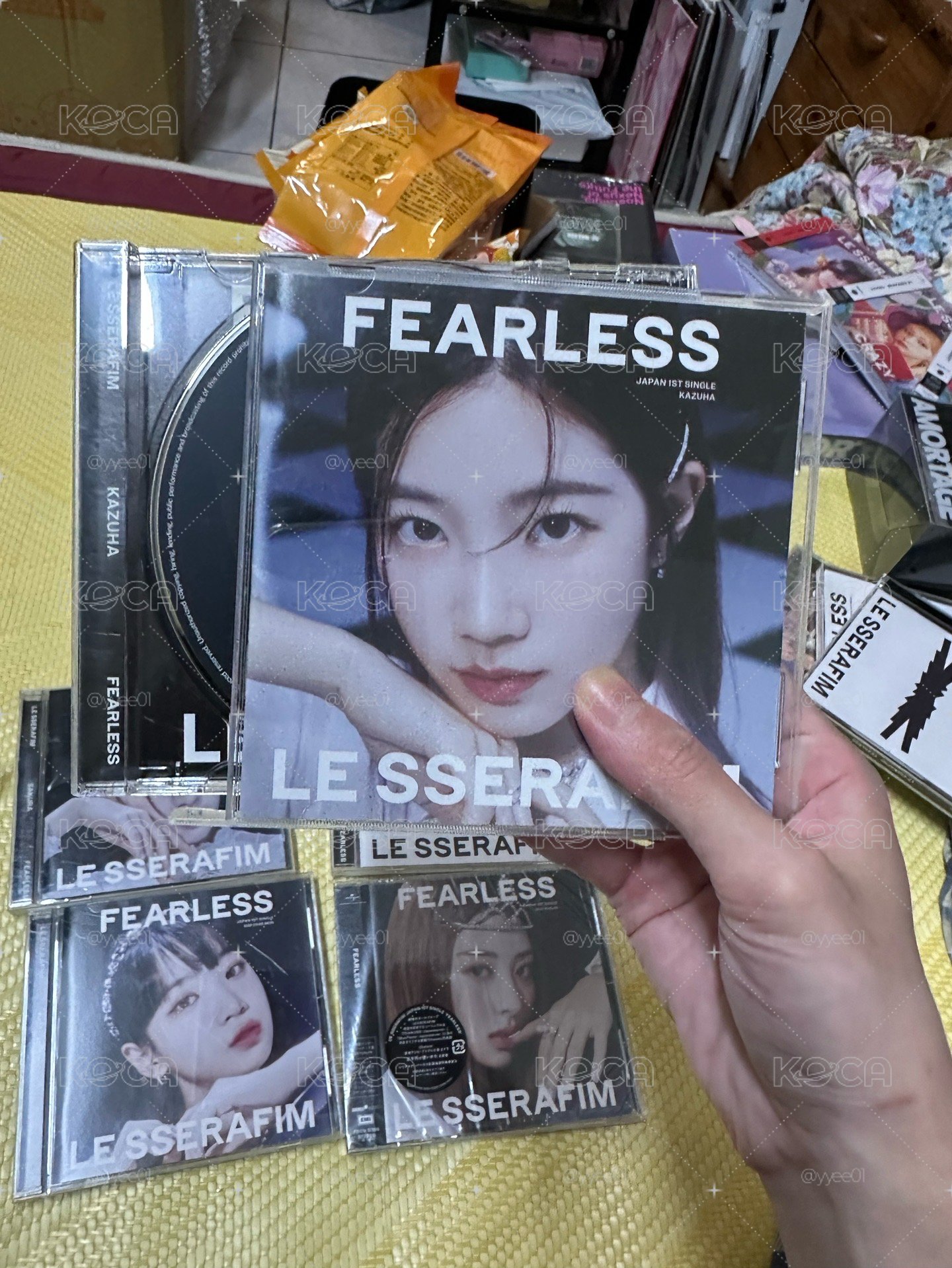 lesserafim fearless 日專空專