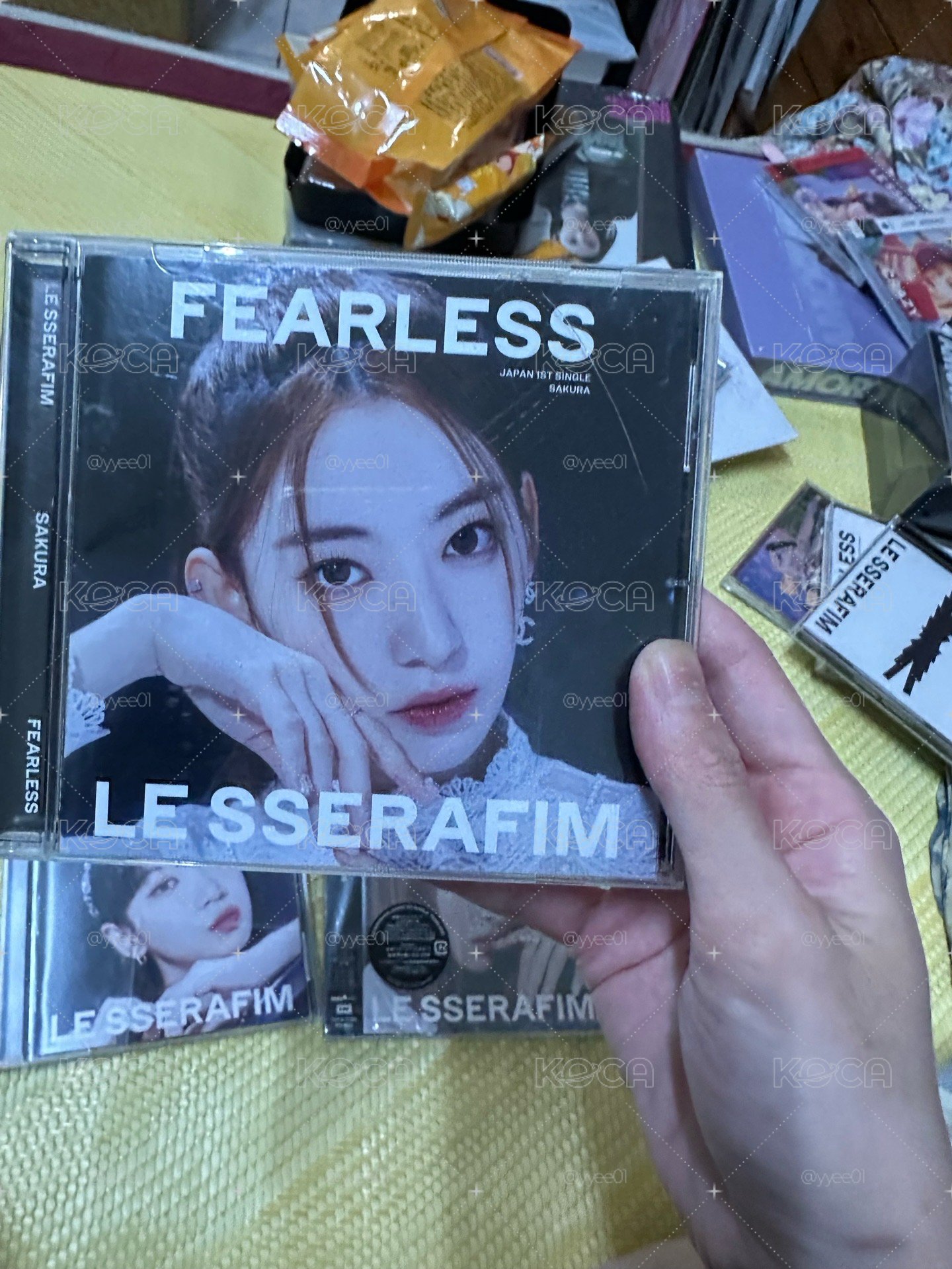 lesserafim fearless 日專空專