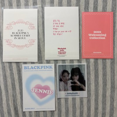 JENNIE明信片