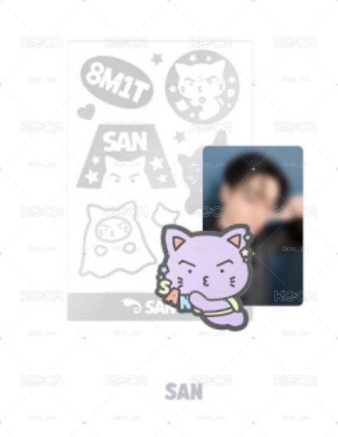 ATEEZ 飯咪 傘手燈裝飾貼紙