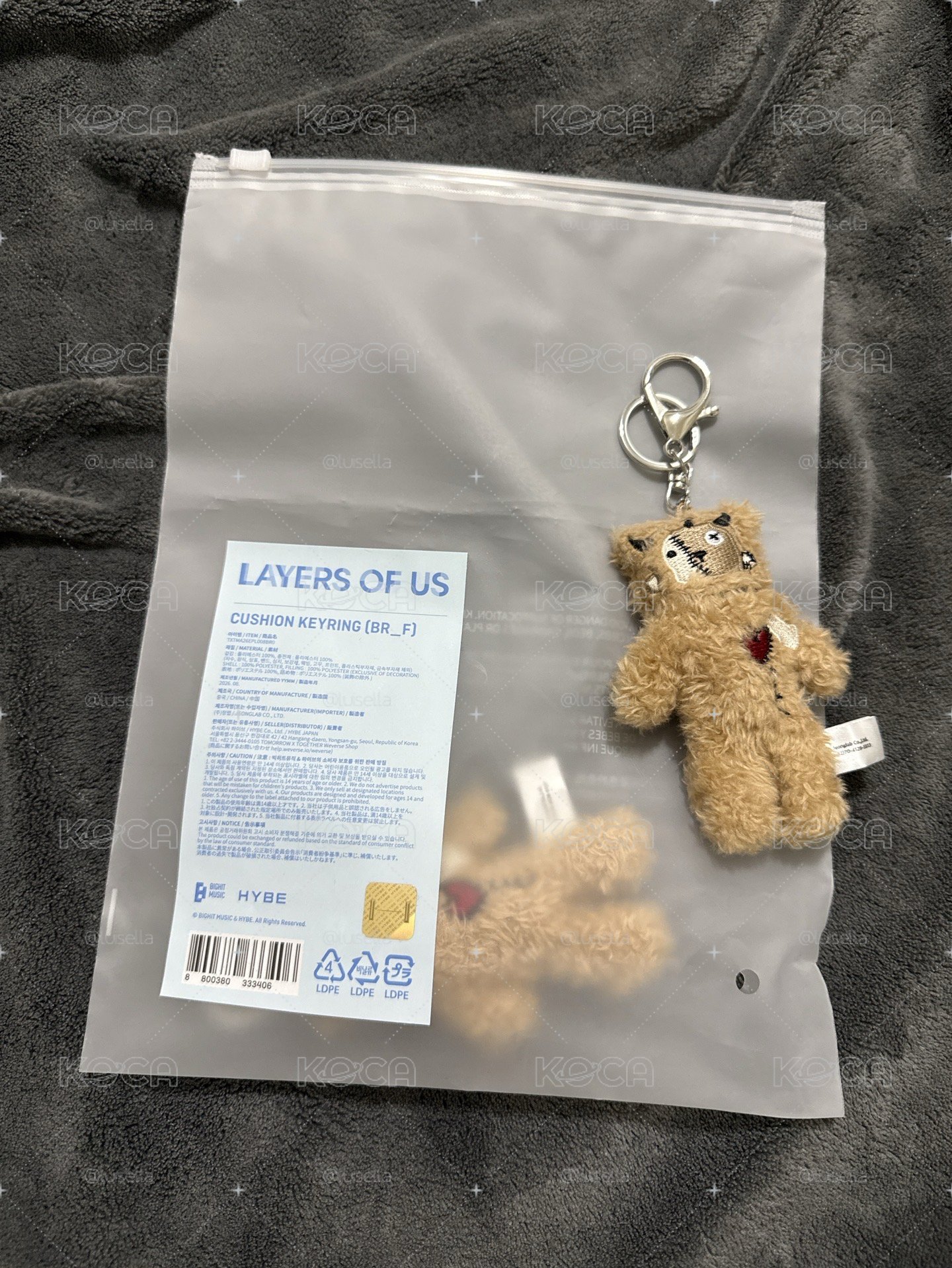 💰LAYERS OF US 展覽周邊 熊熊吊飾