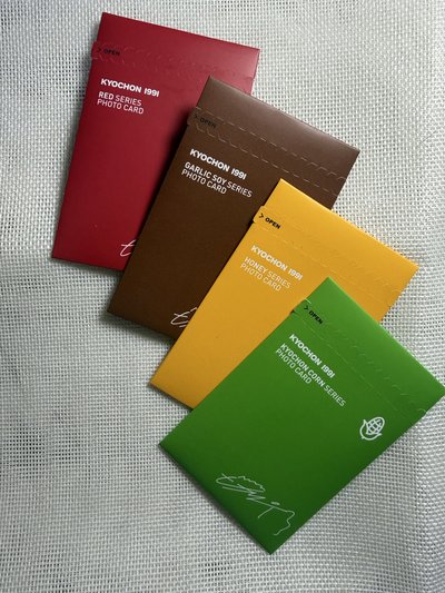 邊佑錫 橋村炸雞 kyochon chicken 小卡set