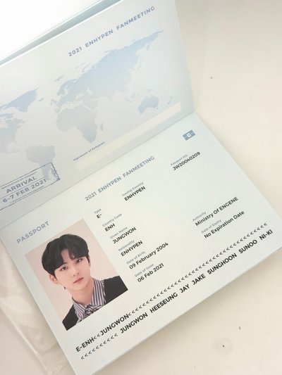 enhypen 2021 en-connect dvd 禎元護照