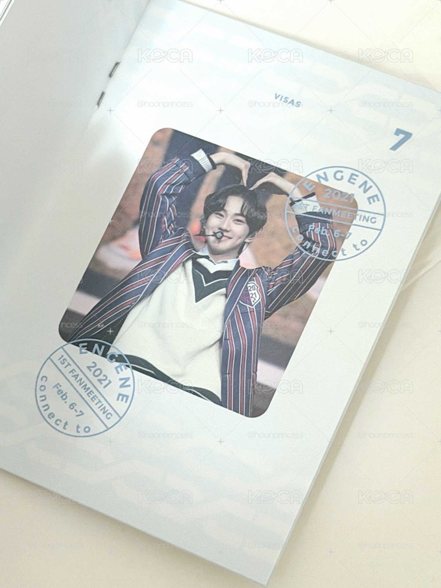 enhypen 2021 en-connect dvd 禎元護照