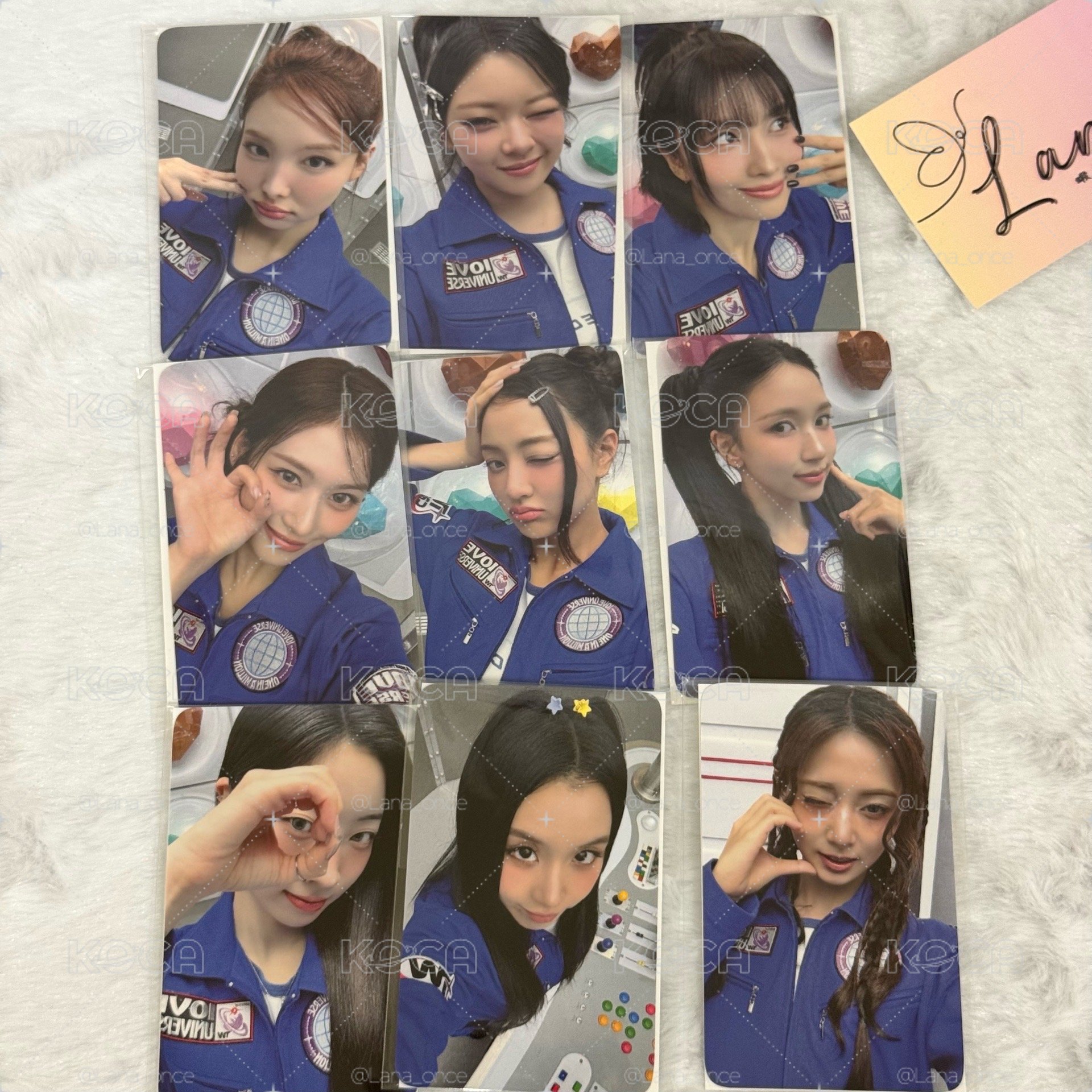 25FM 十週年 fans 線上 滿額卡一套 9張 Real Touch卡