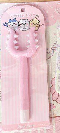 pink bear 皮可熊 聯名口紅 擺飾 吉伊討伐棒造型