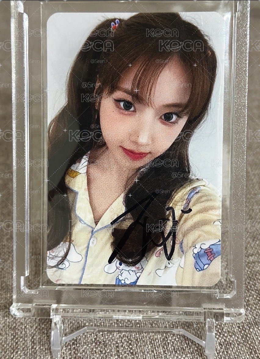 NMIXX JIWOO 金智佑 睡衣 親簽卡