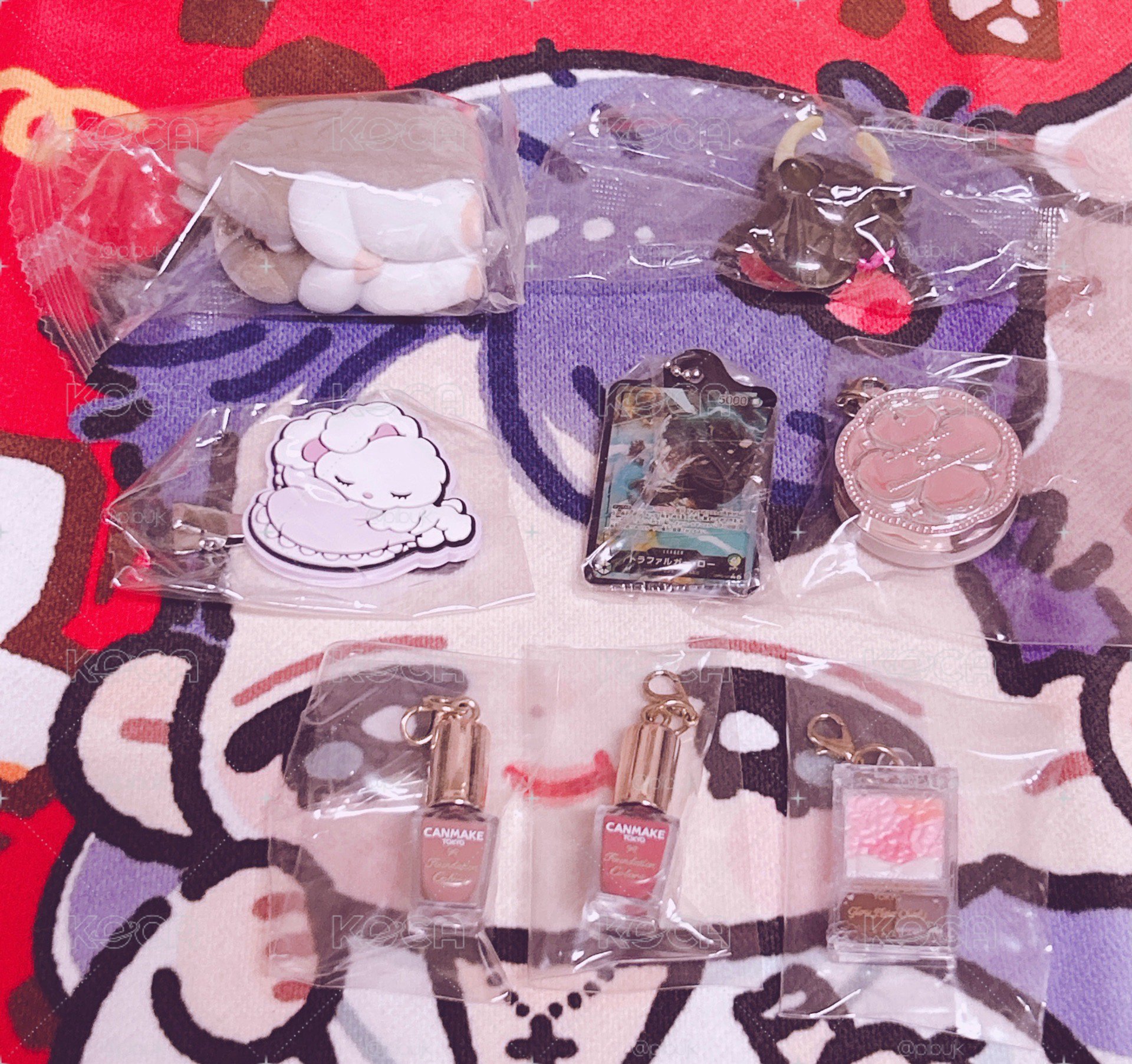 扭蛋 食玩 CANMAKE 塔麻可吉 航海王 快被壓扁的倉鼠 foxy illustrations