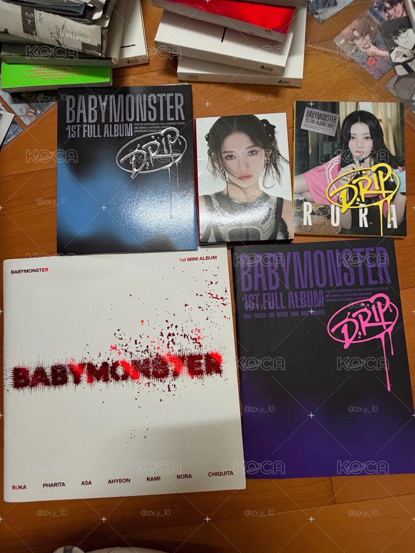 BABYMONSTER 空專 小卡 拍立得