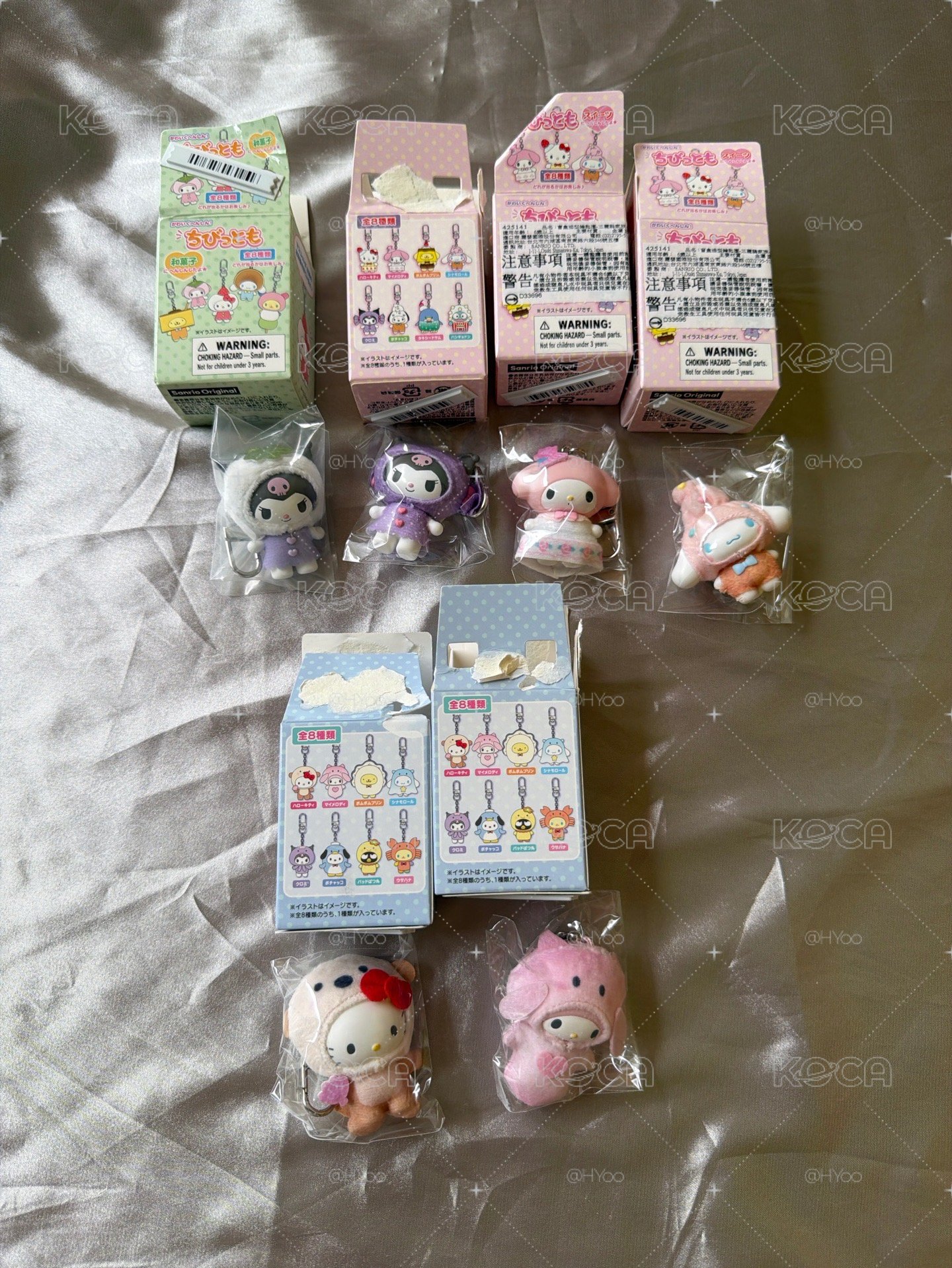 三麗鷗 盲盒 和菓子 甜點 水中生物 酷洛米 美樂蒂 大耳狗 Hello Kitty