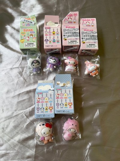 三麗鷗 盲盒 和菓子 甜點 水中生物 酷洛米 美樂蒂 大耳狗 Hello Kitty
