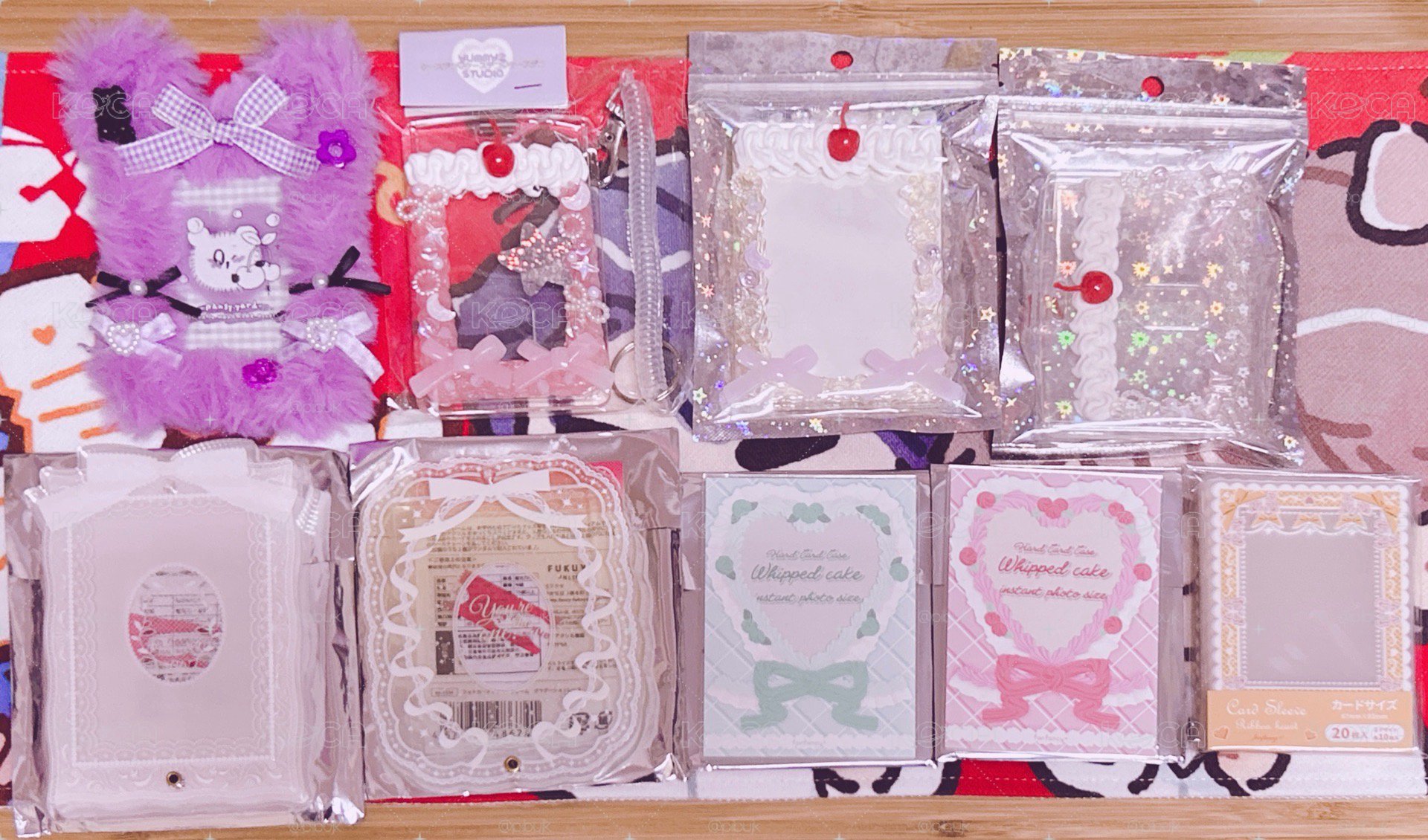 fanfancy+ FUKUYA 菫色之庭 應援卡套 卡膜
