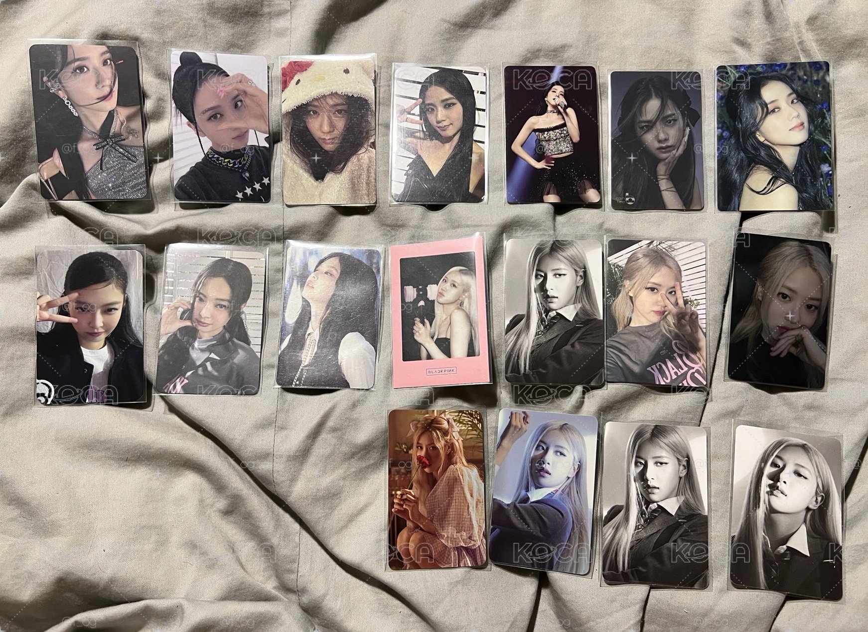 Jisoo Rosé Jennie卡