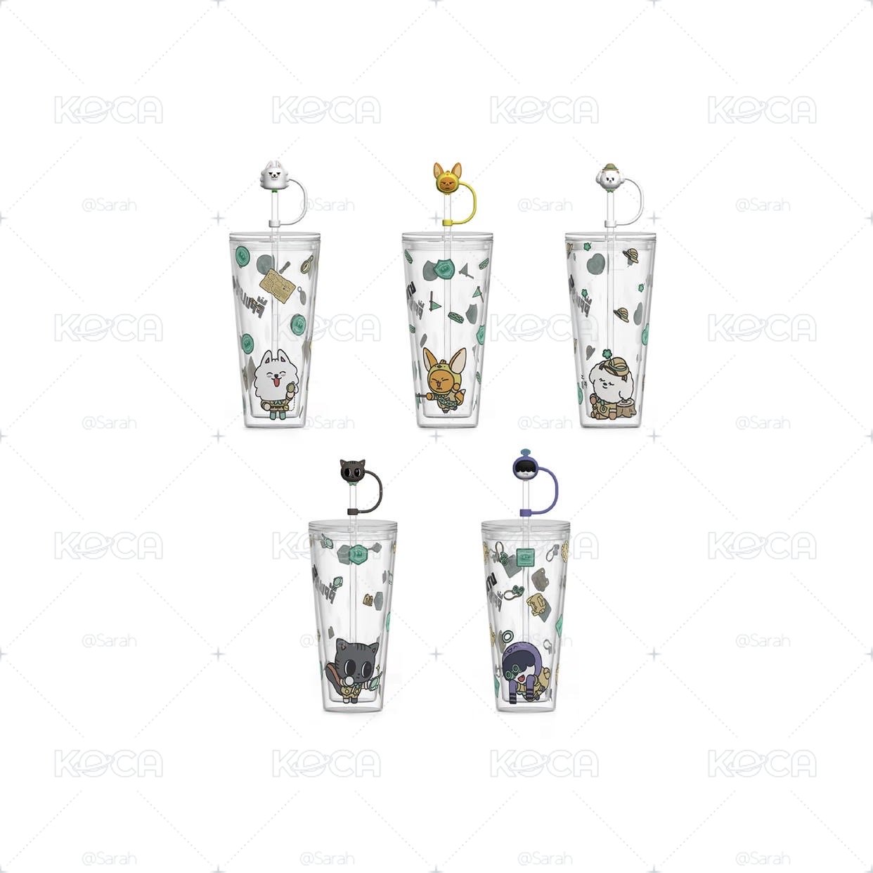 角巴兔玻璃水杯