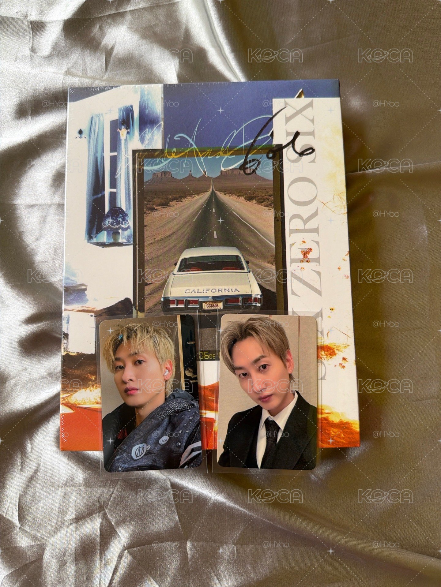 D&E 第五張迷你專輯 606 Musicplant 銀赫 特典卡 