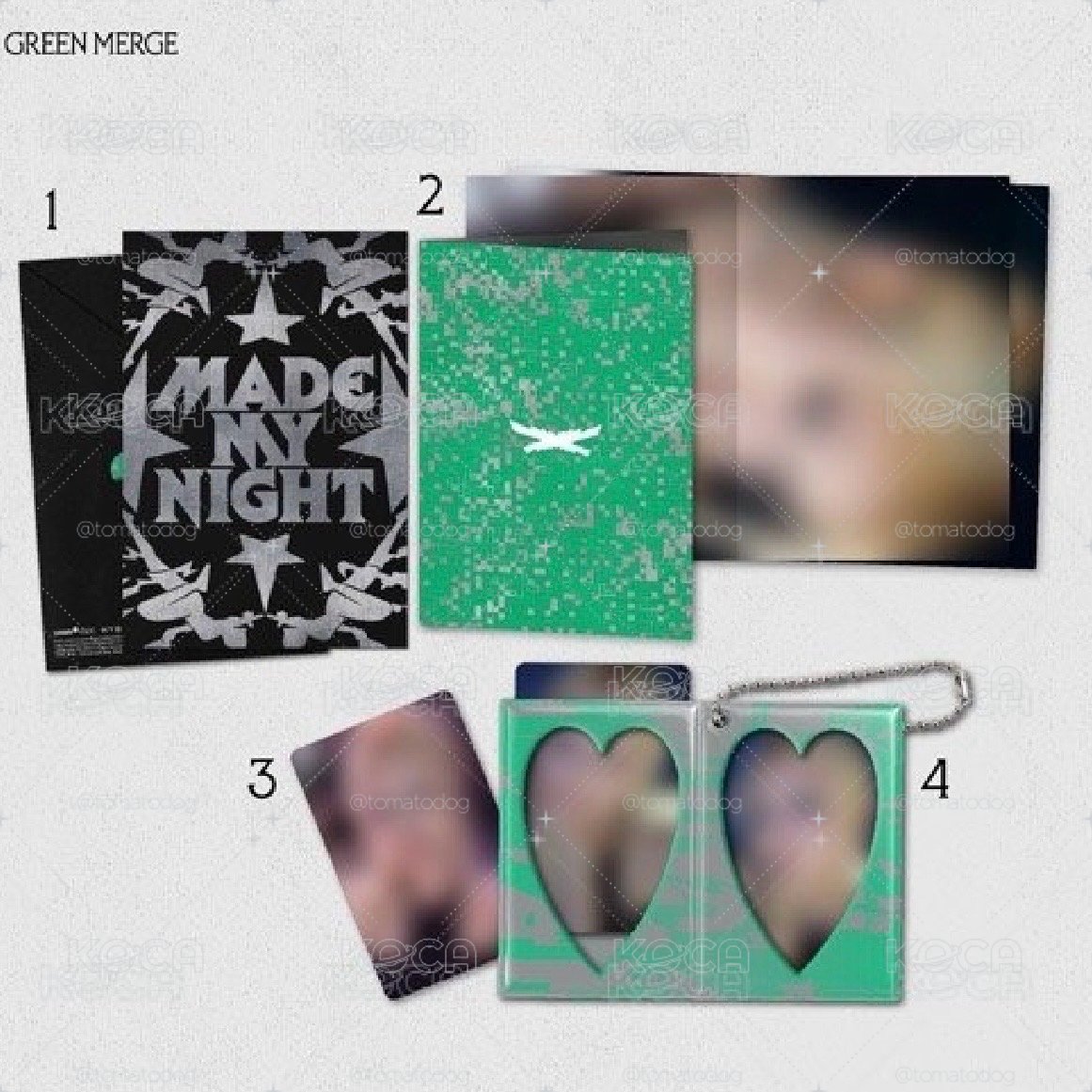 Made My Night 單封 專輯 GREEN MERGE ver. 允真（含兩張特典）