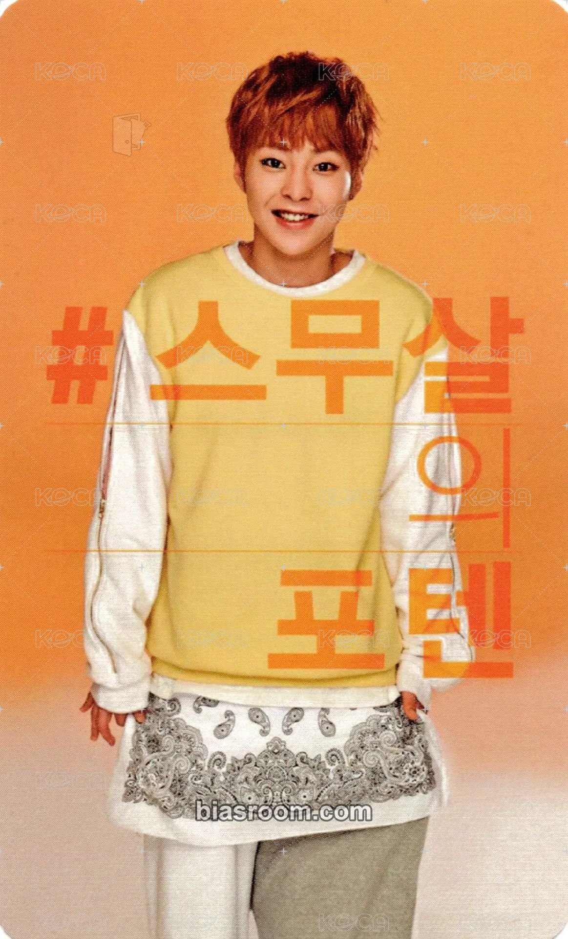 Sunny10 代言卡  背面