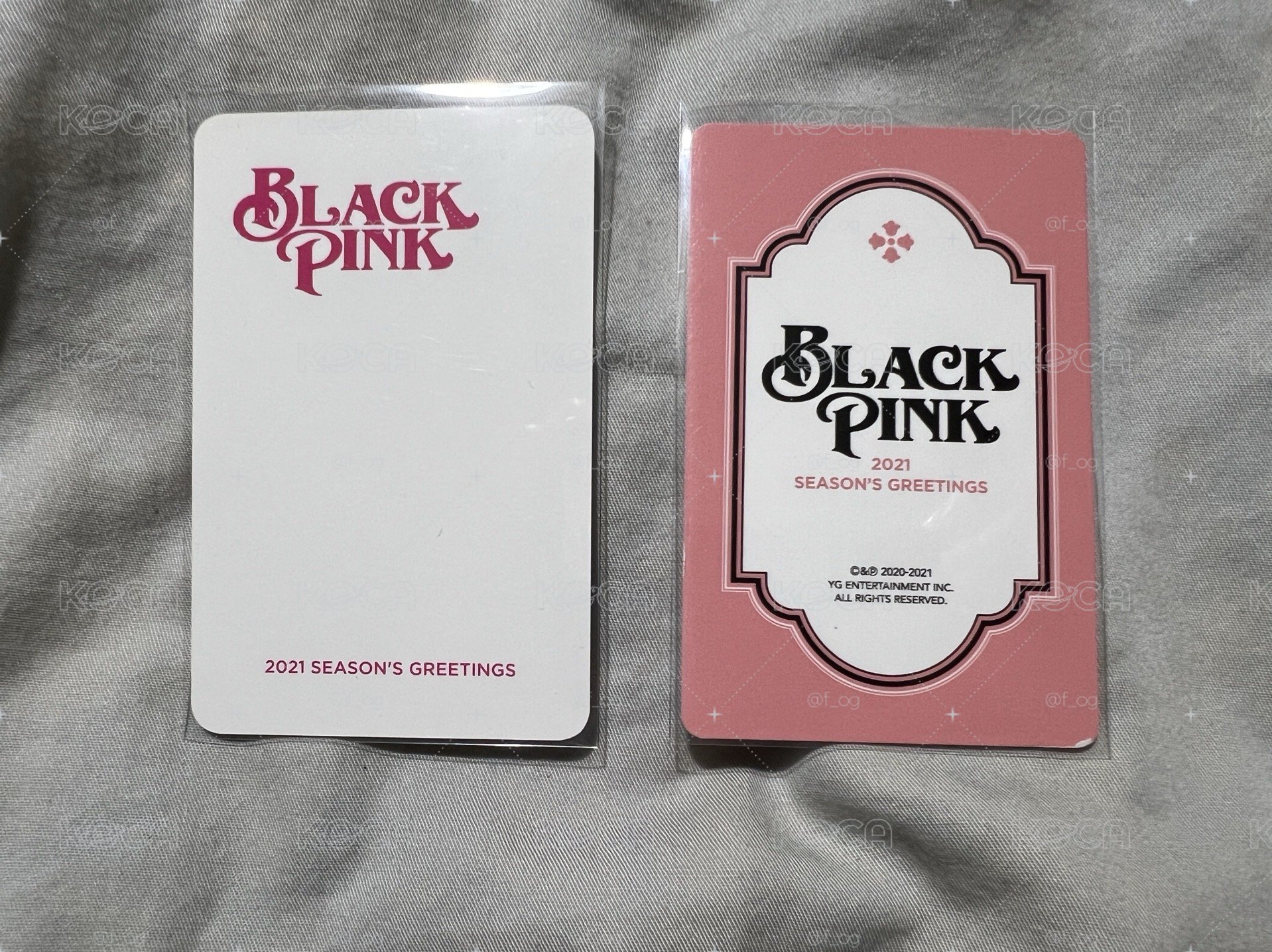 Blackpink2021年曆卡 Jisoo