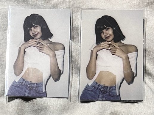 Lisa The Album專卡 兩張一起出 其中一張有損
