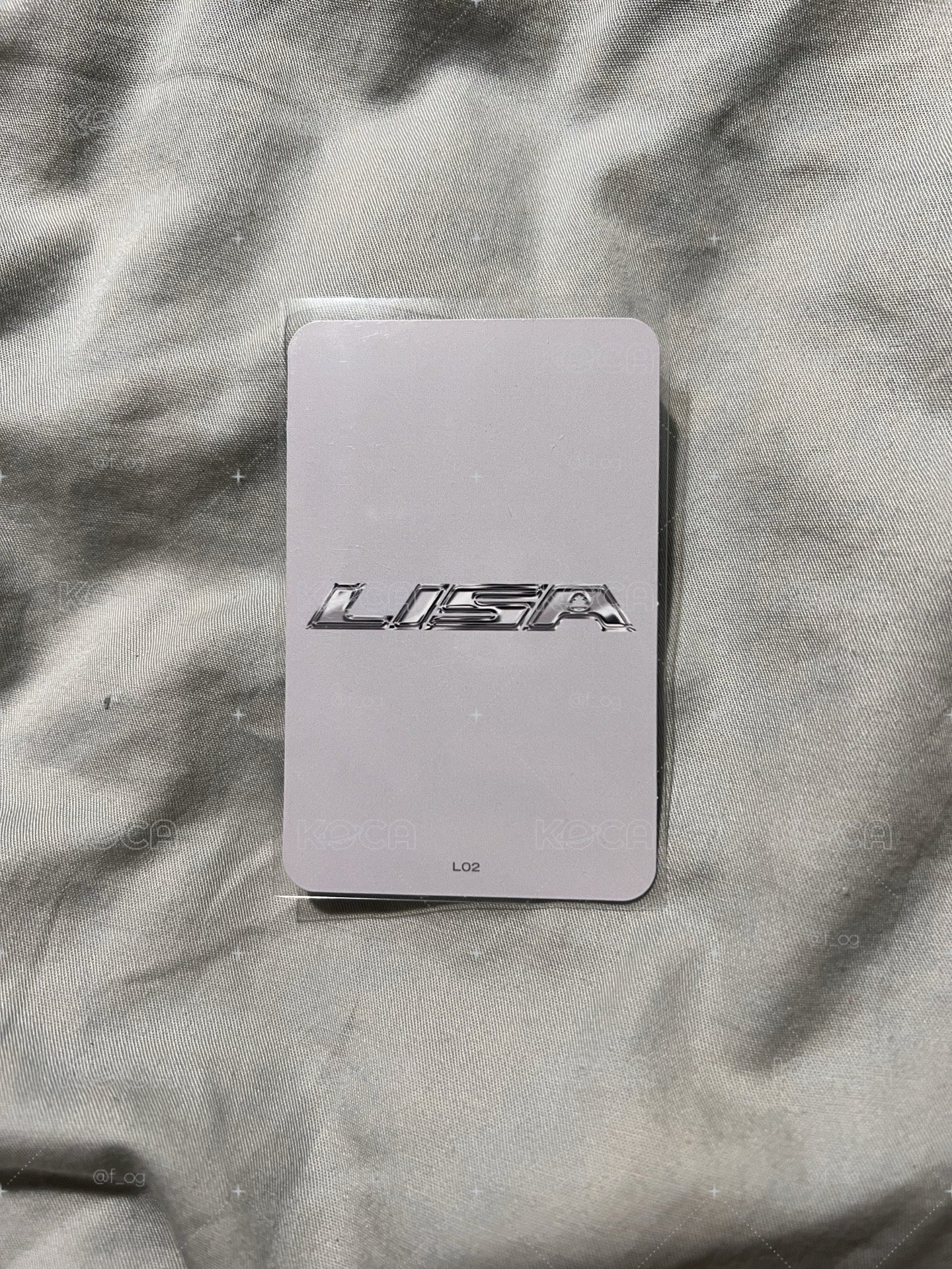 Lisa ROCKSTAR專輯卡