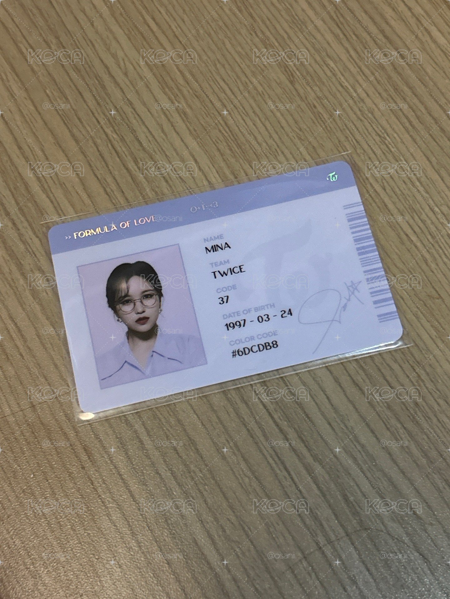 Mina 科學家 id卡