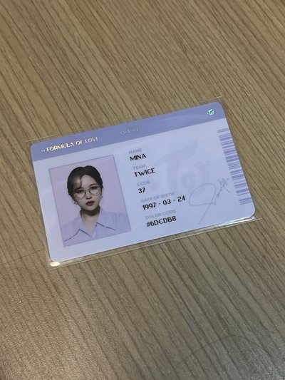 Mina 科學家 id卡