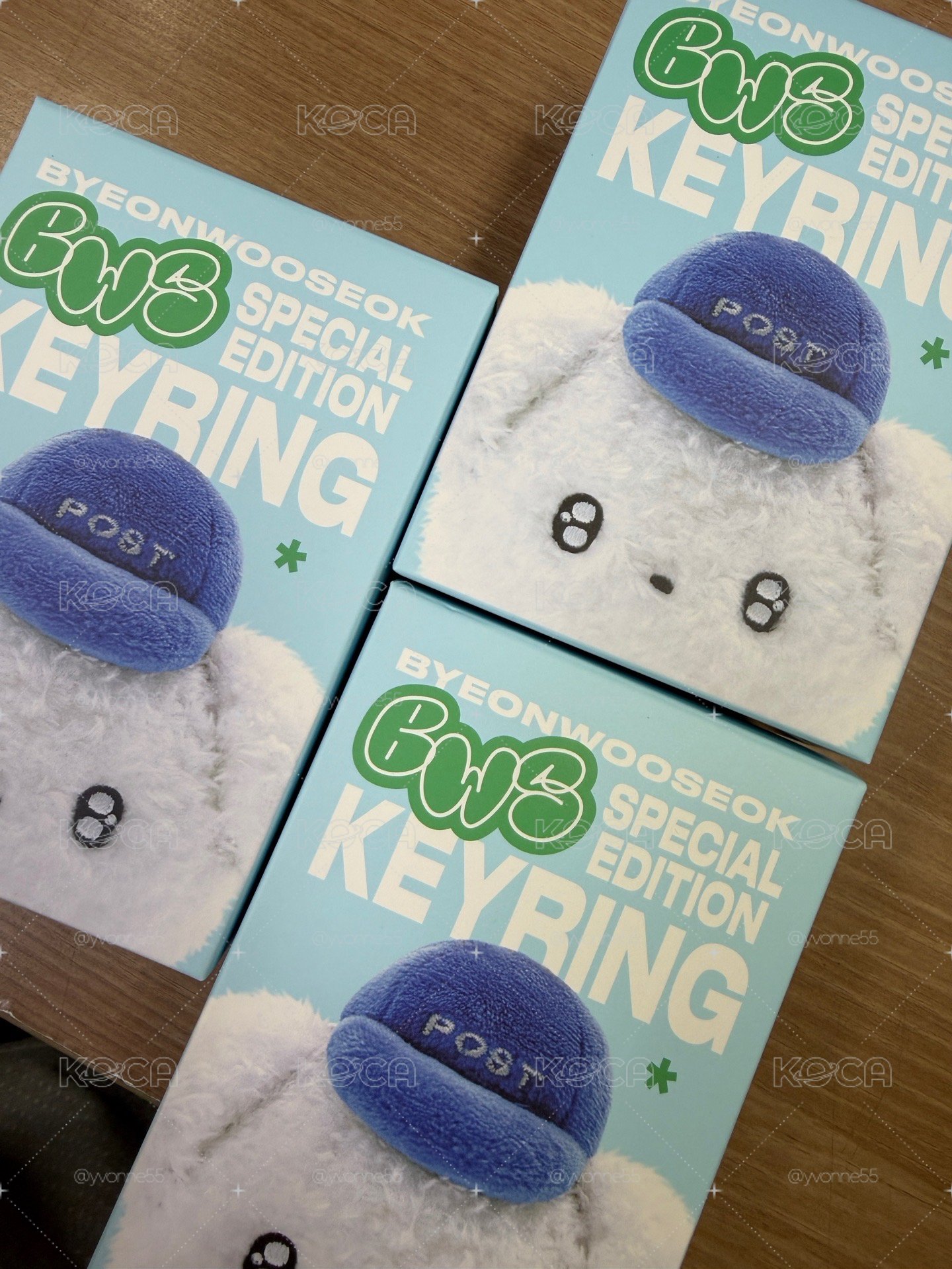 在韓現貨 邊佑錫郵差小狗
