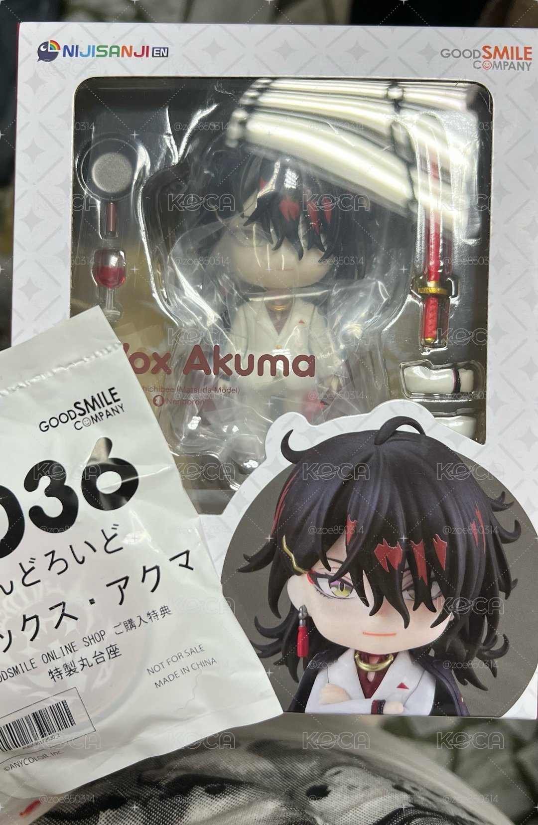 全新未拆Vox Akuma 黏土人（含特典）