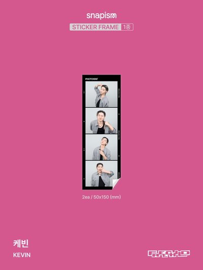 THE BOYZ KEVIN X snapism X photoism 人生四格卡 代印