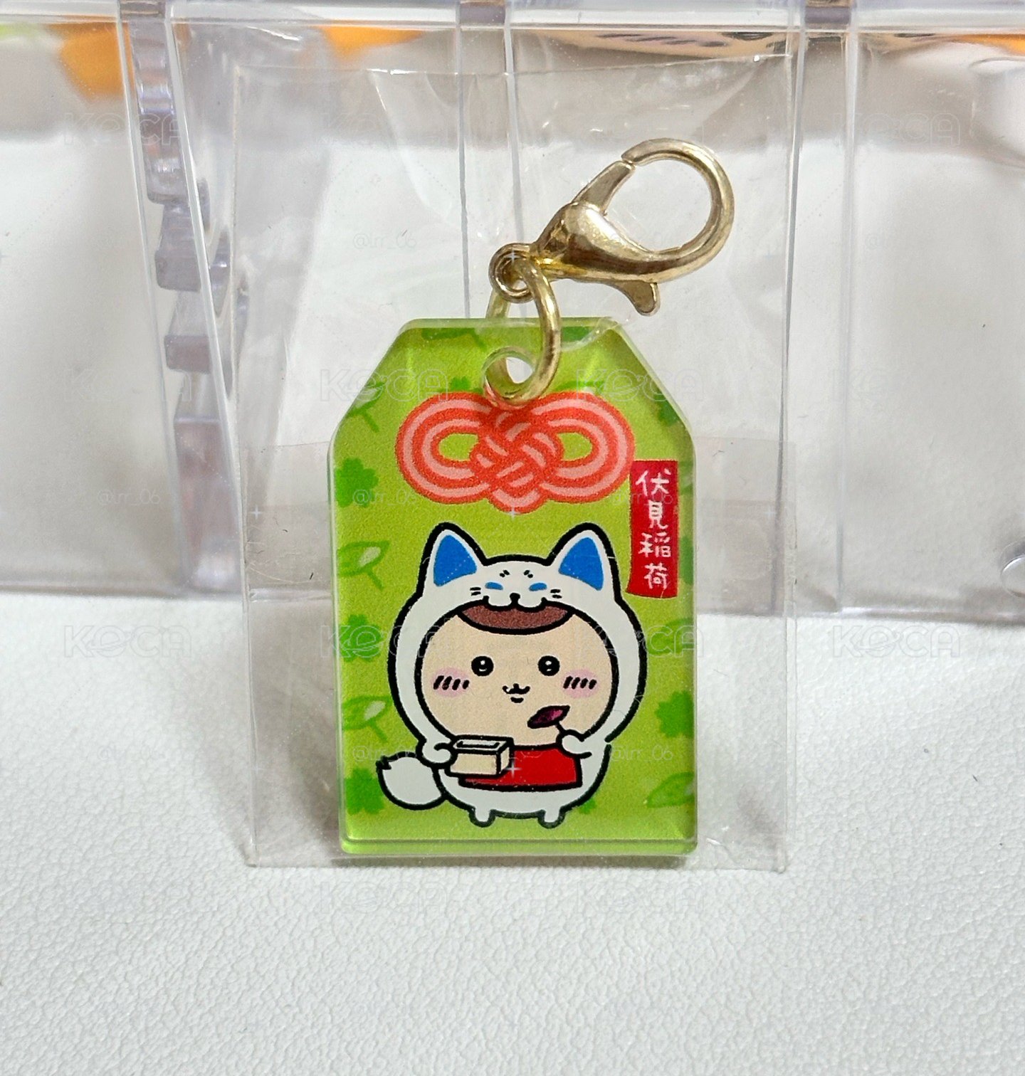吉伊卡哇栗子饅頭伏見稻荷御守龍蝦扣chiikawa 
