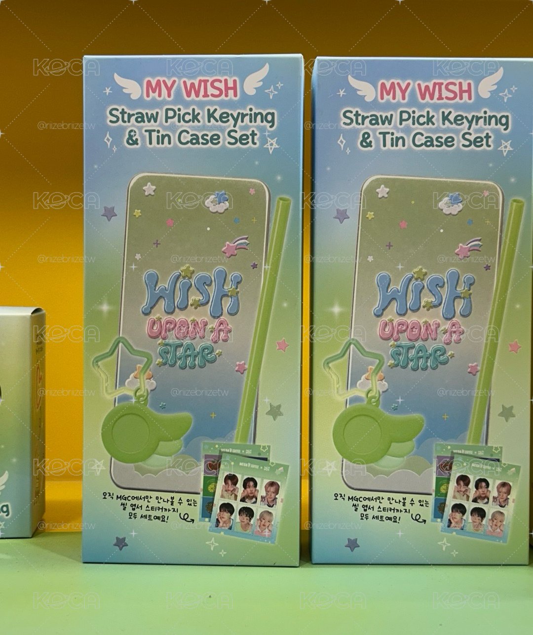 NCT WISH x MGC 聯名吸管組