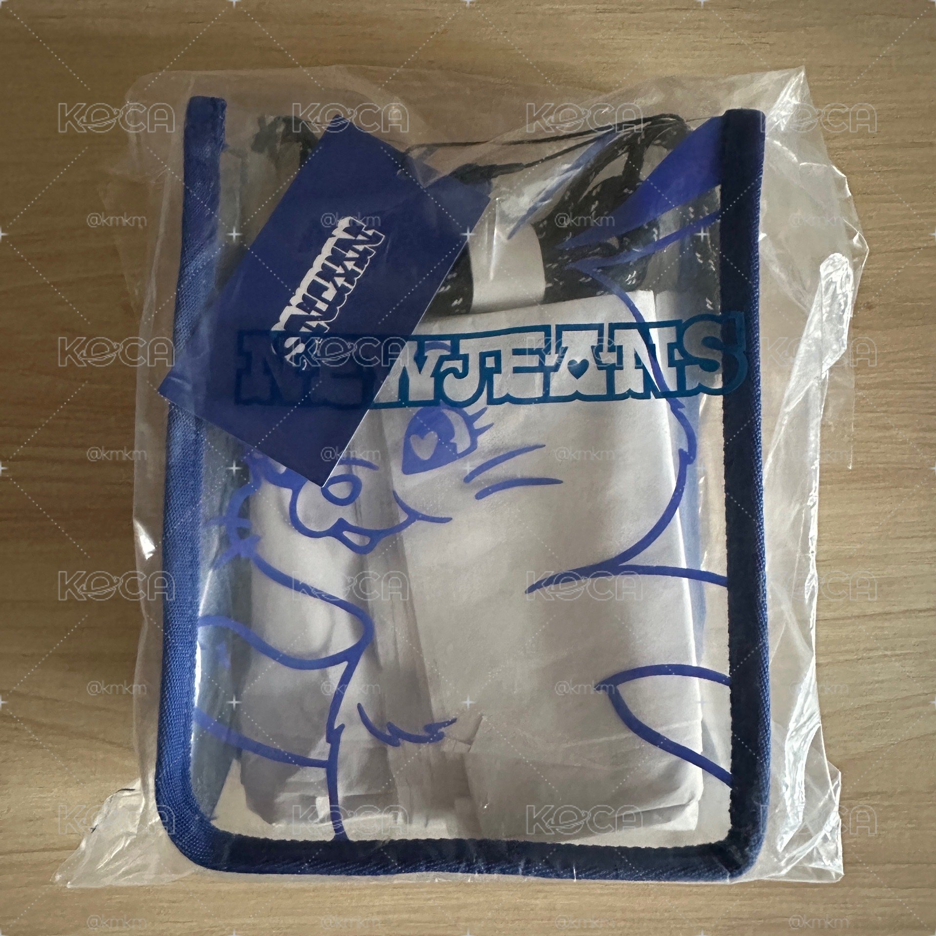 全新未拆封NewJeans透明斜背包