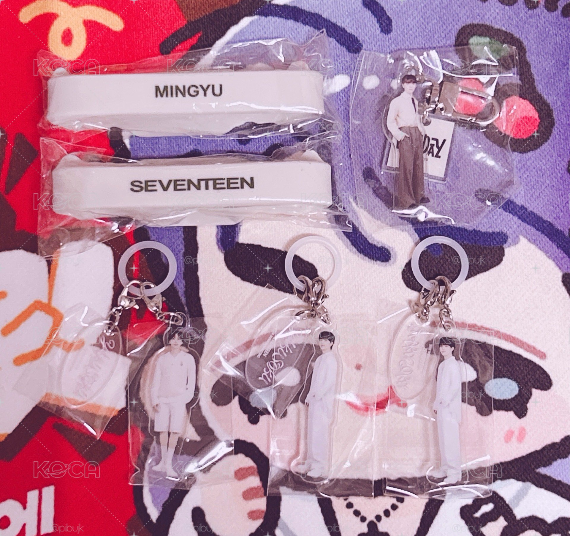 SEVENTEEN 扭蛋 手燈環 吊飾