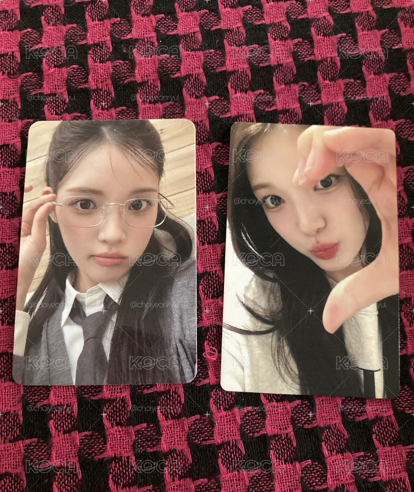 yuha*2 比心+眼睛