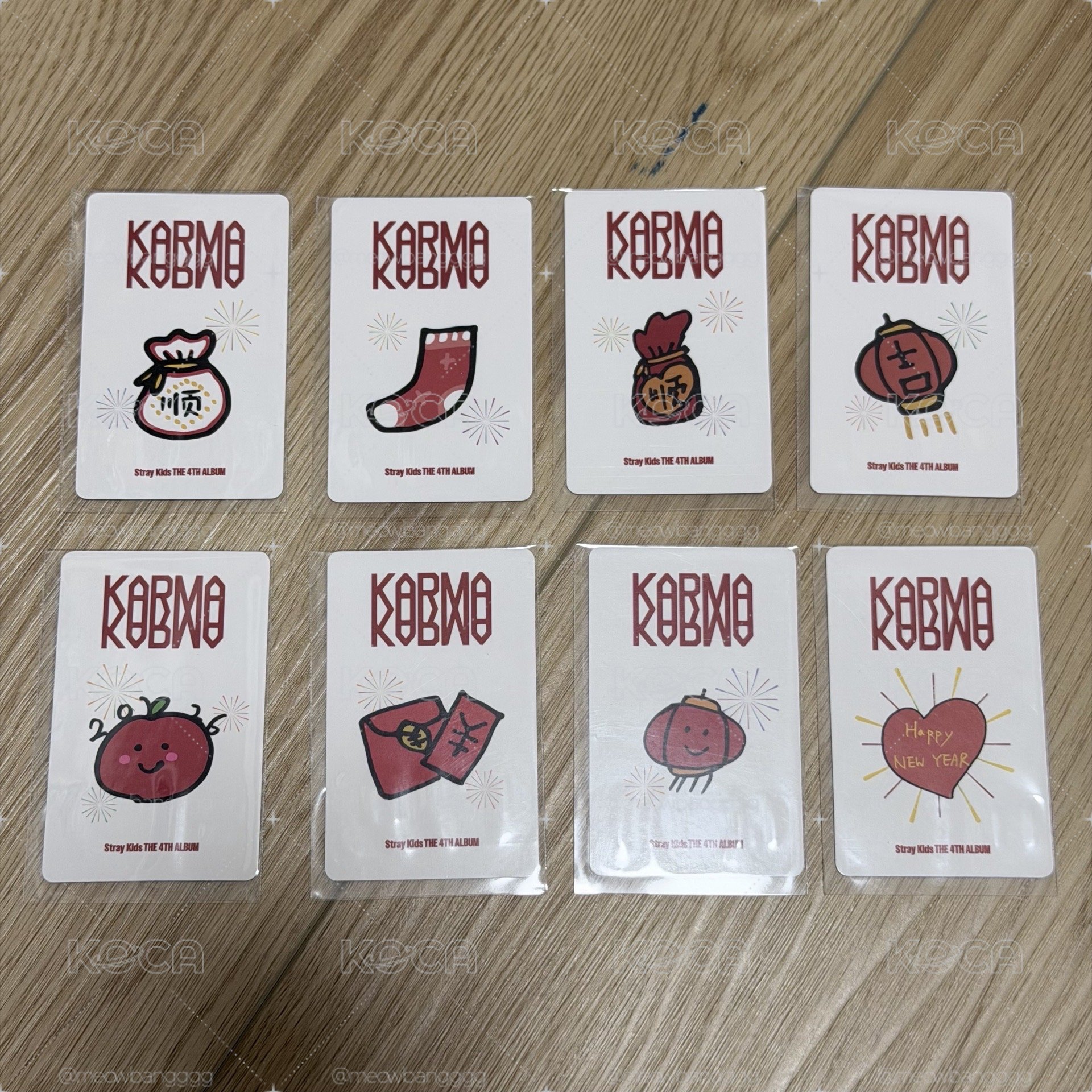 現貨 SKZ KARMA KMS上海簽售 1.0 特典卡 僅套出