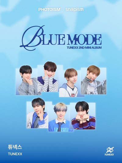 TUNEXX BLUE MODE X snapism X photoism 人生四格卡 代印 