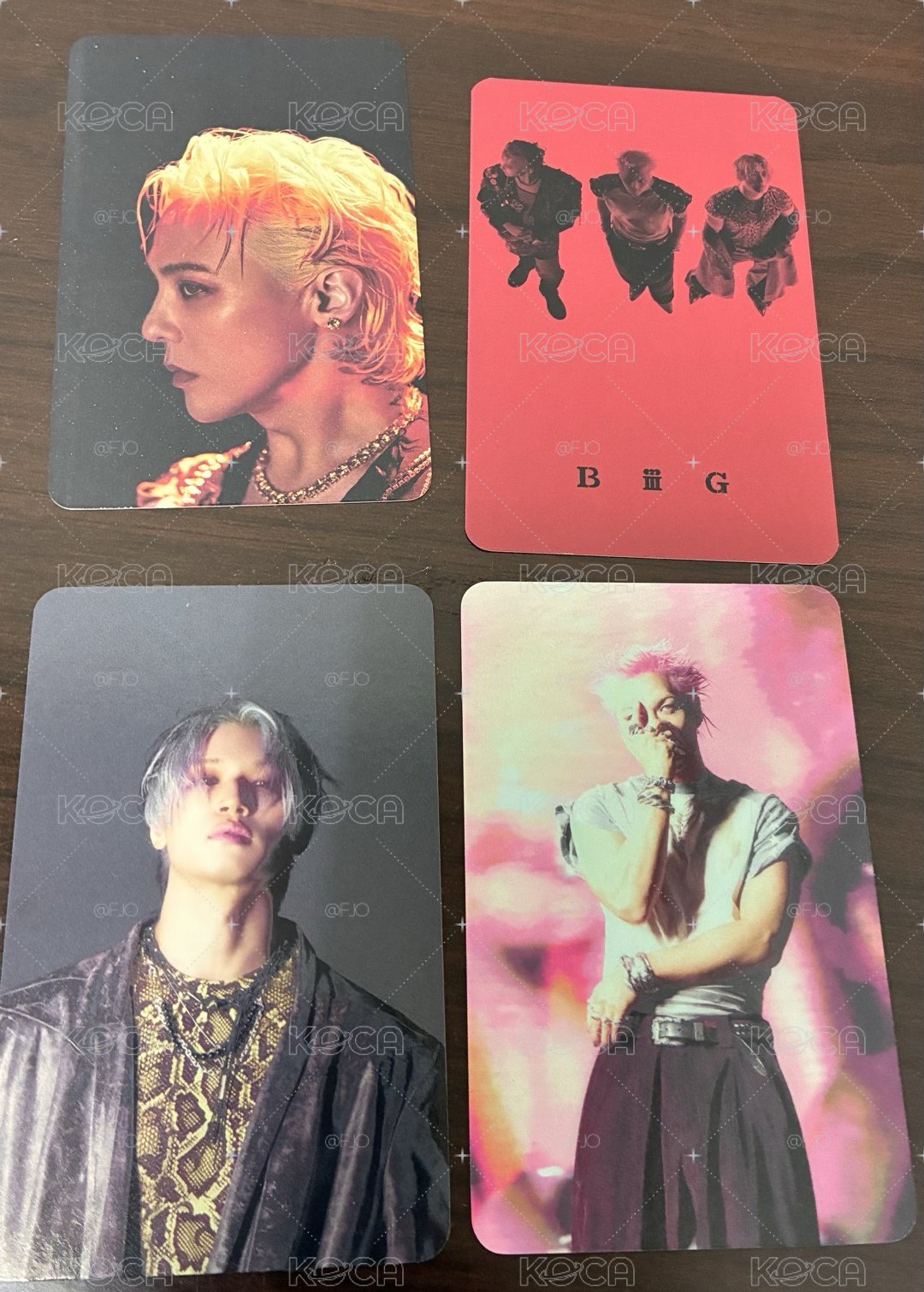 BIGBANG 高陽滿額卡一套四張
