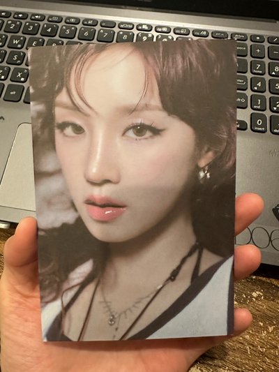 i-dle we made香水專 明信片