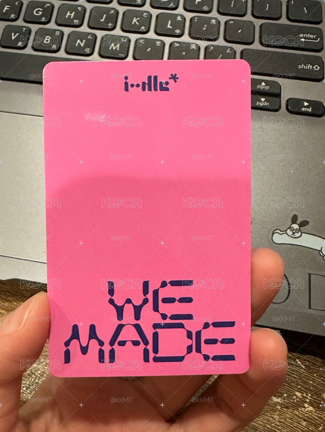 i-dle we made 香水專小卡