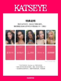 WILD ms線下特典 中文卡背